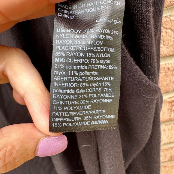 WHBM 3/4 Length Black Open Front Cardigan - Picture 7 of 10